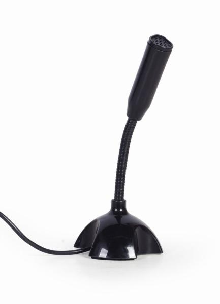 Stolný mikrofón GEMBIRD MIC-DU-02,  USB,  čierny
