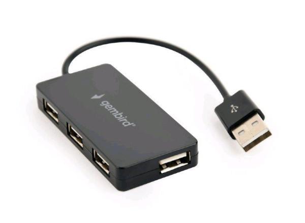 Rozbočovač USB GEMBIRD,  2.0,  4 port