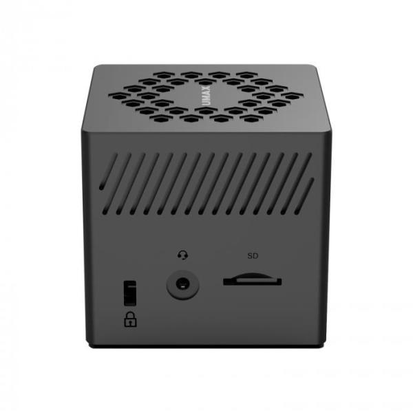 UMAX PC miniPC U-Box J42 Nano - Celeron J4125@2Hz,  8GB,  bez SSD,  UHD Graphics 600,  HDMI,  Wi-Fi,  BT,  LAN,  bez OS4