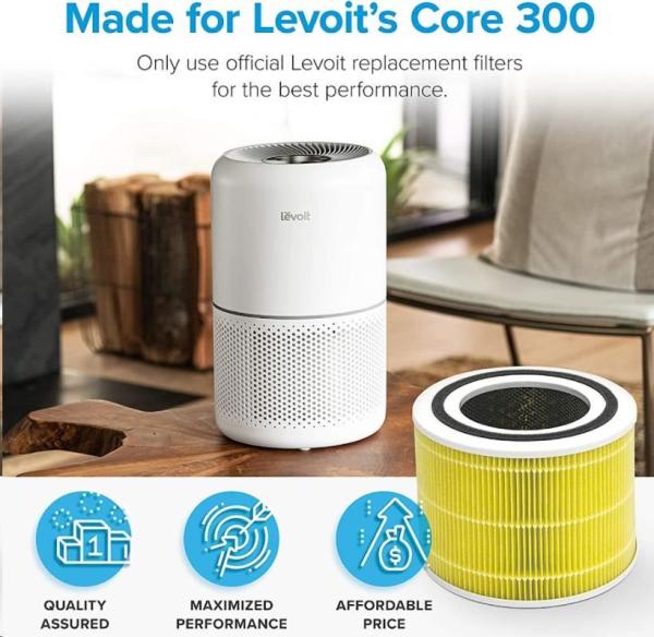 Levoit filtr Core300-RF-PA pro prostředí se zvířaty pro Core300S a Core3005