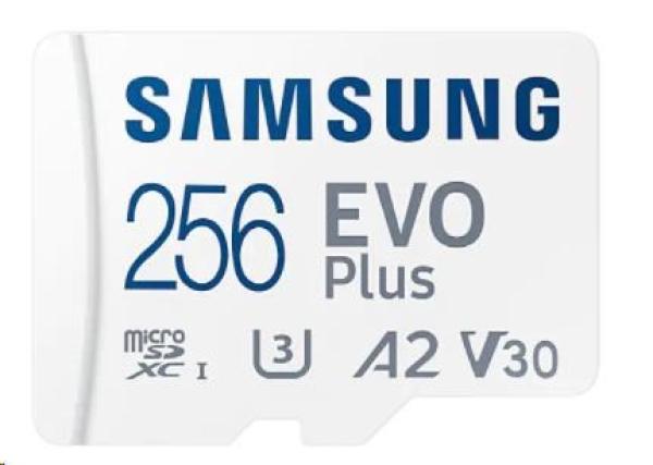 Samsung micro SDXC karta 256GB EVO Plus + SD adaptér