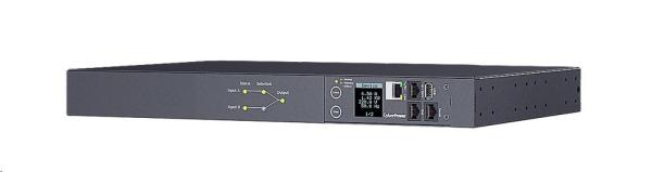 CyberPower Rack ATS Switched PDU,  1U,  16A,  (8)C13,  (2)C19,  IEC C20 (2)