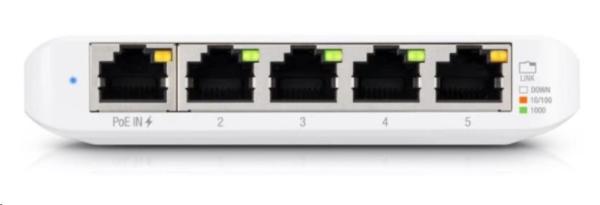 UBNT UniFi Switch USW-Flex-Mini-5, 5-pack [5xGigabit, 1xPoE In]2