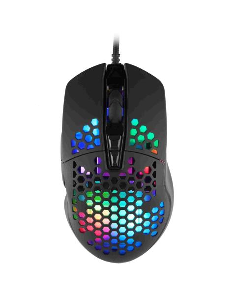 Herná myš C-TECH Scarab,  7200 DPI,  RGB podsvietenie,  USB