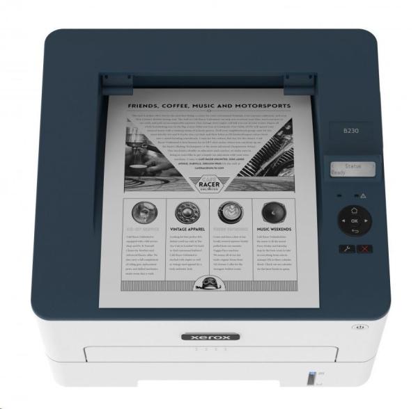Xerox B230V_DNI,  tlačiareň A4 BW,  34 str./ min.,  USB/ Ethernet,  Wifi,  DUPLEX,  Apple AirPrint,  Google4
