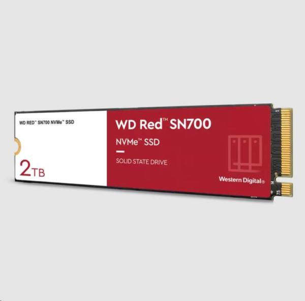 WD RED SSD NVMe 2TB PCIe SN700, Geb3 8GB/s, (R:3400/W:2900 MB/s) TBW 25000