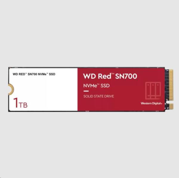 WD RED NVMe SSD 1TB PCIe SN700,  Geb3 8GB/ s,  (R:3430/ W:3000 MB/ s) TBW 2000