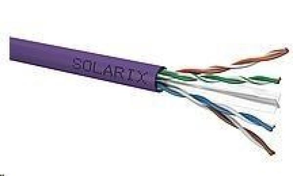 Inštalačný kábel Solarix UTP,  Cat6,  drôt,  LSOH,  krabica 100 m SXKD-6-UTP-LSOH