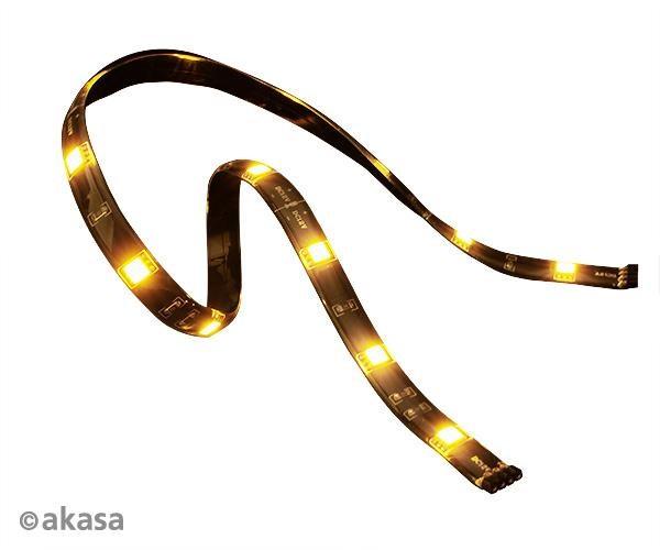 AKASA LED pásik zlatožltý,  RGB