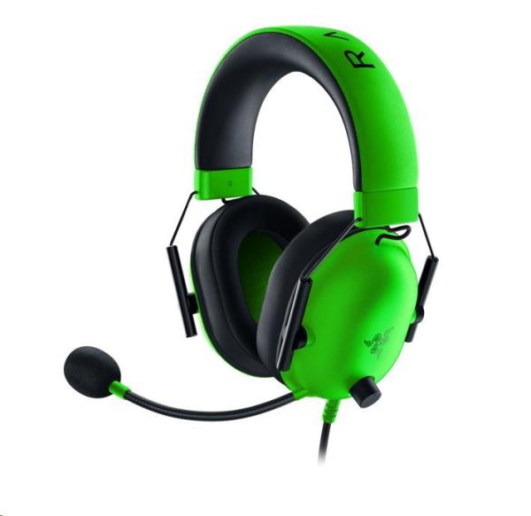 RAZER sluchátka Blackshark V2 X,  drátové,  zelená