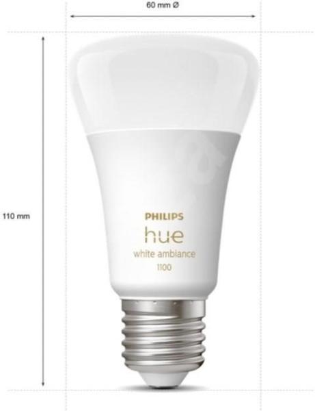 Philips Hue White Ambiance 8W 1100 E27 starter kit2