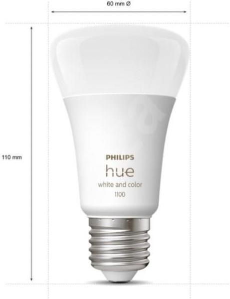 Philips Hue White and Color Ambiance 9W 1100 E27 starter kit0