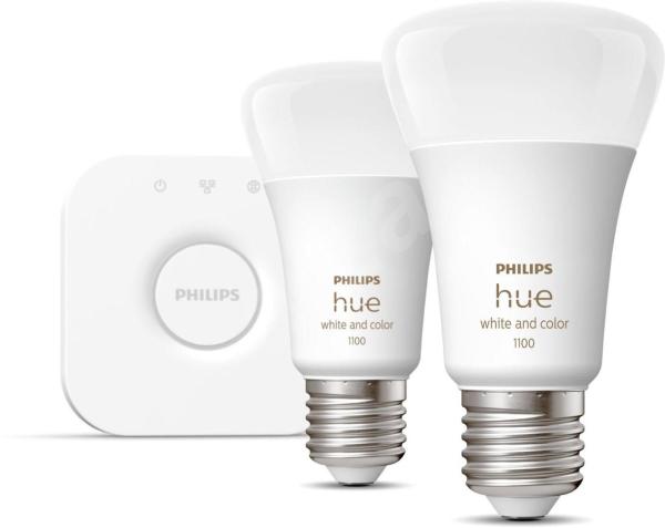 Philips Hue White and Color Ambiance 9W 1100 E27 malý starter kit4