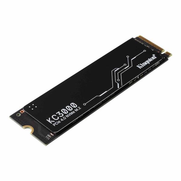 SSD disk Kingston 512 GB KC3000 M.2 2280 NVMe™ PCIe Gen 4 (R 7000 MB/ s; W 3900 MB/ s)1