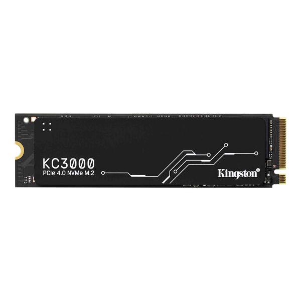 SSD disk Kingston 1024 GB KC3000 M.2 2280 NVMe™ PCIe Gen 4 (R 7000 MB/ s; W 6000 MB/ s)