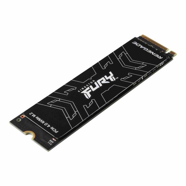 Kingston FURY RENEGADE SSD 1000GB M.2 2280 NVMe™ PCIe Gen 4 (R 7300 MB/ s; W 6000 MB/ s)2