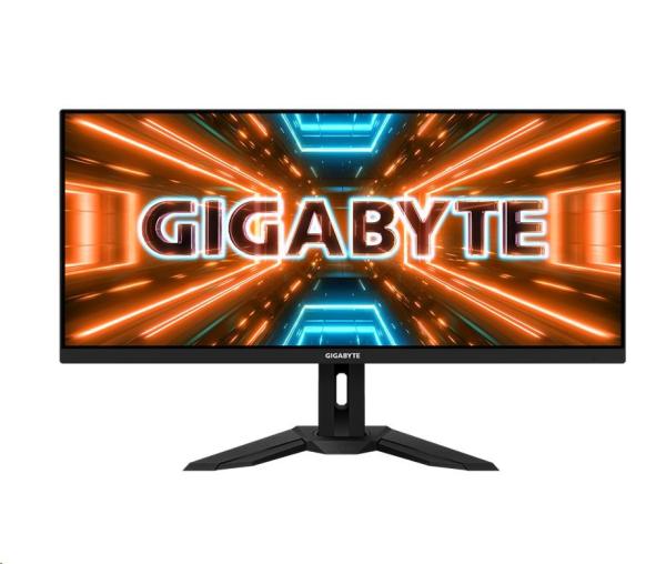 GIGABYTE LCD - 34" herný monitor M34WQ WQHD, 3440 x 1440, 144Hz, 1000:1, 400cd/m2, 1ms, 2xHDMI 2.0, 1xDP, SS IPS2