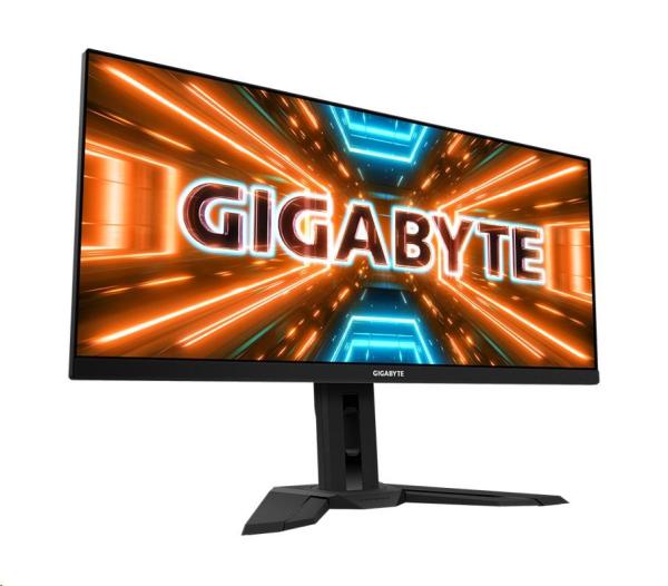GIGABYTE LCD - 34" herný monitor M34WQ WQHD,  3440 x 1440,  144Hz,  1000:1,  400cd/ m2,  1ms,  2xHDMI 2.0,  1xDP,  SS IPS3