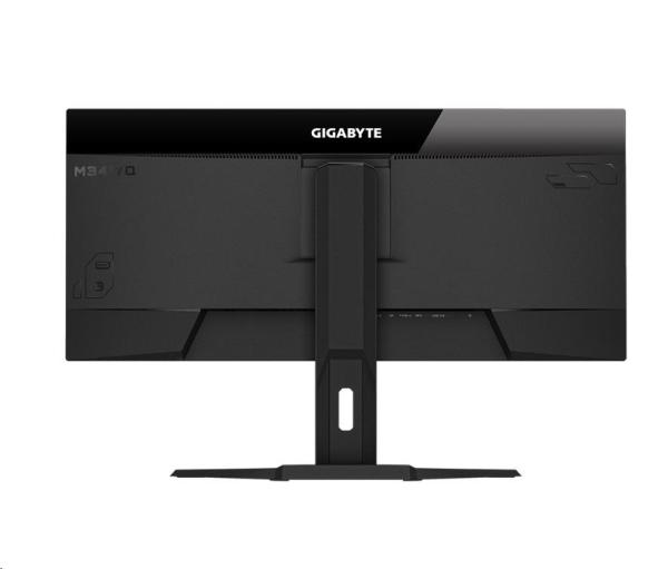 GIGABYTE LCD - 34" Gaming monitor M34WQ WQHD,  3440 x 1440,  144Hz,  1000:1,  400cd/ m2,  1ms,  2xHDMI 2.0,  1xDP,  SS IPS4