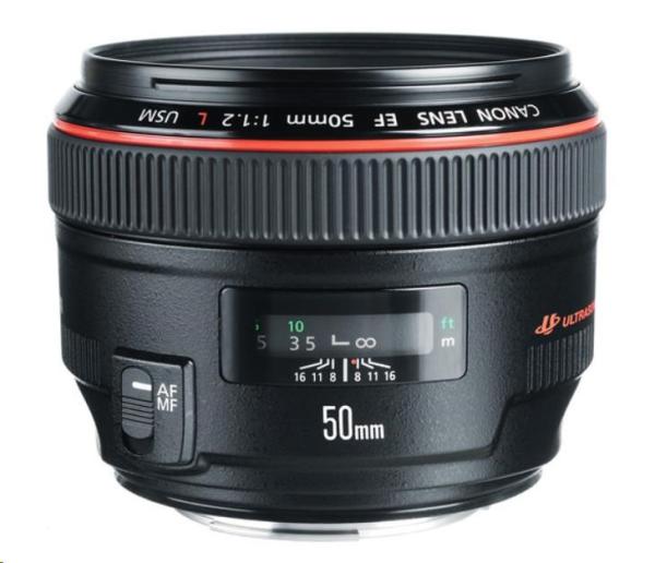 Canon EF 50mm f/ 1.2 L USM objektiv