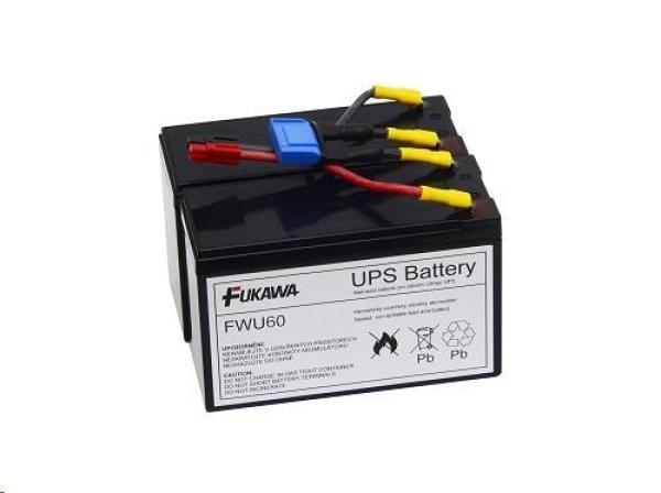 Batéria - FUKAWA FWU-60 náhradná sada batérií pre RBC60 (12V/ 7Ah,  2ks)