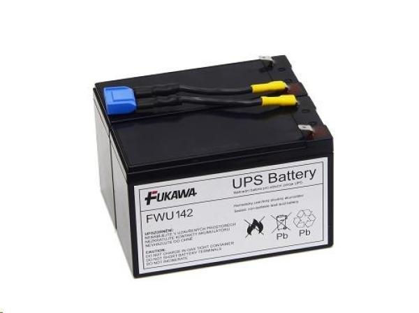 Batéria - FUKAWA FWU-142 náhradná sada batérií pre APCRBC142 (12V/ 9Ah,  2ks)