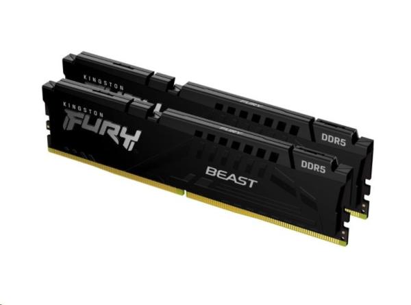 DIMM DDR5 32GB 5200MHz CL40 (sada 2) KINGSTON FURY Beast Black