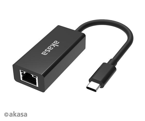 Adaptér AKASA USB-C na RJ45 (Ethernet),  2.5Gbps,  15cm2