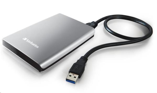 VERBATIM HDD 2.5" 2TB Store "n" Go USB 3.0,  Strieborná3