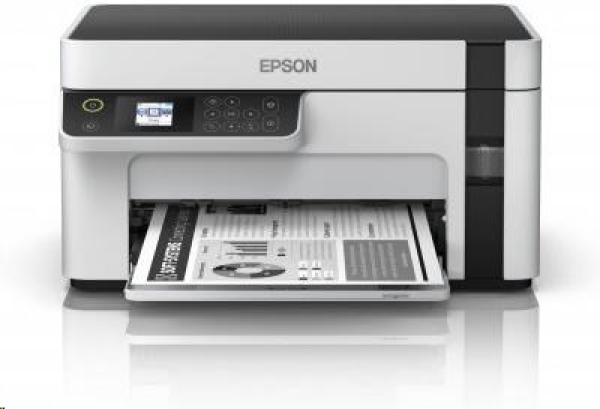 BAZAR - EPSON tiskárna ink EcoTank Mono M2120,  3in1, A4,  1200x2400dpi,  32ppm,  USB,  Wi-Fi - POŠKOZENÝ OBAL