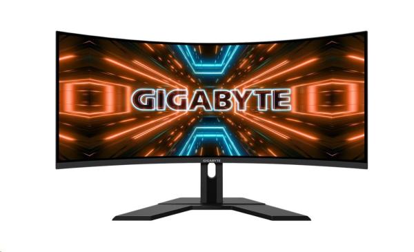 GIGABYTE LCD - 34" herný monitor G34WQC A, 21:9, 3440:1440px, WQHD, 144Hz, VA, 350 cd/m2, 1ms