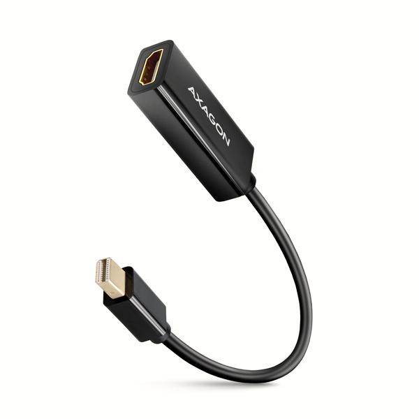 AXAGON RVDM-HI14N,  Mini DisplayPort -> HDMI 1.4 redukcia/ adaptér,  4K/ 30Hz