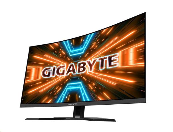 GIGABYTE LCD - 31, 5" herný monitor M32QC QHD,  2560 x 1440,  165Hz,  3000:1,  350cd/ m2,  1ms,  2xHDMI 2.0,  1xDP,  1xUSB-C,  VA