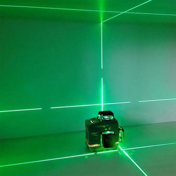 Solight laserová vodováha 12 linií,  360°,  zelený laser1