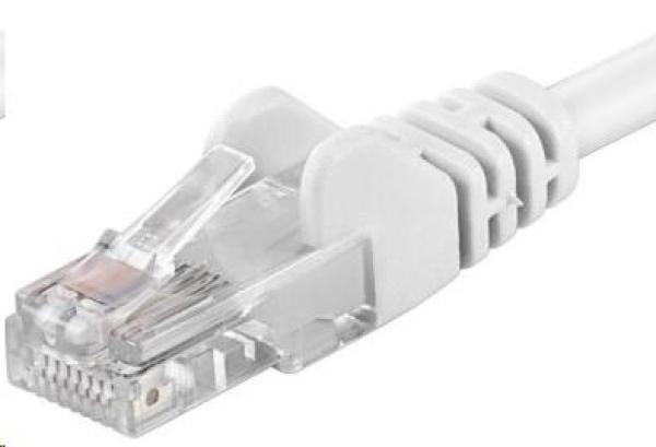 PremiumCord Patch kabel UTP RJ45-RJ45 CAT6 3m bílá