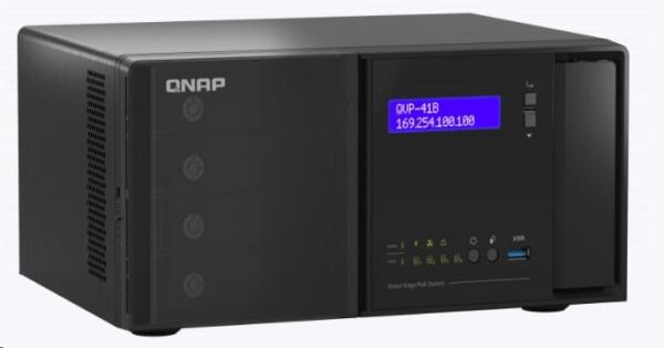 QNAP QVP-41B-8G-P (2C/ J4125/ 2.0GHz/ 8GBRAM/ 4xSATA/ 2xM.2/ 3xUSB3.0/ 2xHDMI/ 2x2, 5GbE, Kamery: 8 (max24)2