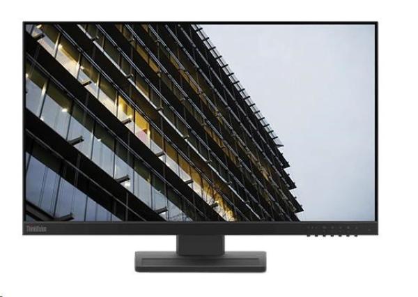 LENOVO LCD ThinkVision E24-28, 23.8” IPS, matný, 16:9, 1920x1080, 178/ 178, 6ms, 250cd/ m2, 1000:1, HDMI, DP, VGA, VESA, Pivot, 3Y