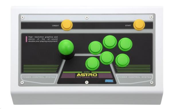 Arkádový ovladač Sega Astro City Mini Arcade Stick0