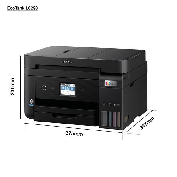 BAZAR - EPSON - poškozený obal -  tiskárna ink EcoTank L6290,  4v1,  A4,  1200x4800dpi,  33ppm,  USB,  Wi-Fi,  LAN1