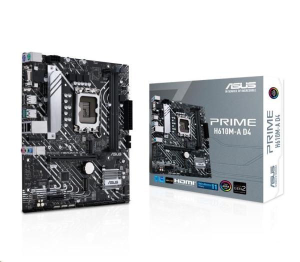 ASUS PRIME H610M-A D4 soc 1700 H610 DDR4 mATX M.2 HDMI D-Sub DP