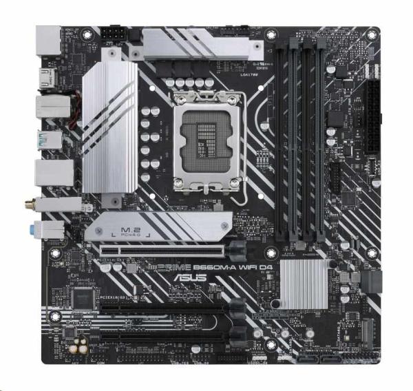 ASUS MB Sc LGA1700 PRIME B660M-A WIFI DDR4,  Intel B660,  1xDP,  2xHDMI,  WI-FI,  mATX0