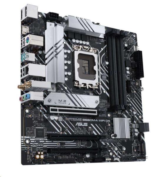 ASUS MB Sc LGA1700 PRIME B660M-A WIFI DDR4,  Intel B660,  1xDP,  2xHDMI,  WI-FI,  mATX1