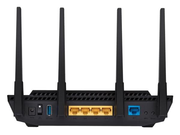 ASUS RT-AX58U V2 (AX3000) WiFi 6 Extendable Router,  AiMesh,  4G/ 5G Mobile Tethering3