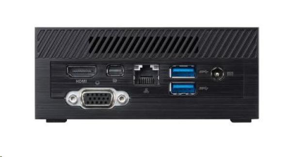 ASUS PC PN41-BC034ZVS1 Cel N5100 4GB 128GB G3 SSD+1slot 2.5" 2.5G LAN Wifi HDMI 2.0 miniDP USB-C VGA Win11 PRO FANLESS1