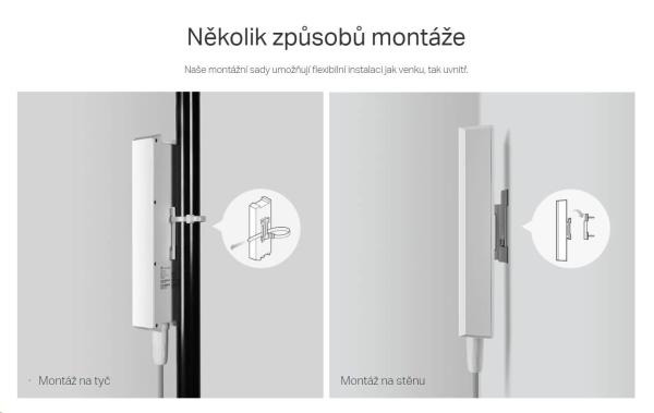 TP-Link EAP610-Outdoor-venkovní OMADA WiFi6 AP (AX1800, 2, 4GHz/ 5GHz, 1xGbELAN, 1xPoE-in)8