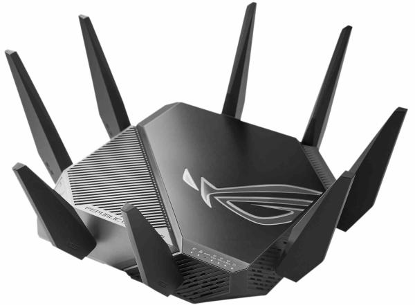 ASUS ROG Rapture GT-AX11000 (AXE11000) WiFi 6E Extendable Gaming Router,  2.5G port,  Aimesh,  4G/ 5G Mobile Tethering0