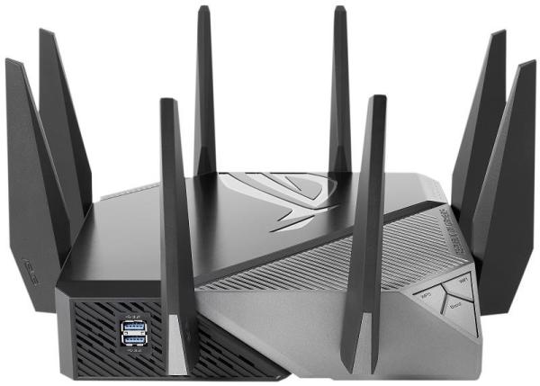 ASUS ROG Rapture GT-AX11000 (AXE11000) WiFi 6E Extendable Gaming Router,  2.5G port,  Aimesh,  4G/ 5G Mobile Tethering6