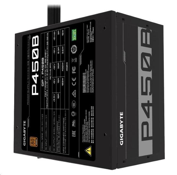 Napájací zdroj GIGABYTE P450B,  450W,  80plus bronze,  12 cm ventilátor5