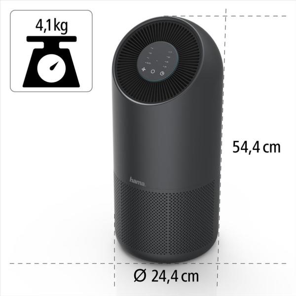 Hama Smart,  čistička vzduchu,  3 filtry,  filtruje viry,  pyl,  prach,  ovládání přes appku/ hlasem13