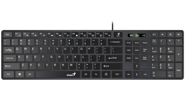 GENIUS set klávesnica + myš Slimstar C126/  drôtový set/  USB/  čierna/  CZ+SK rozloženie1